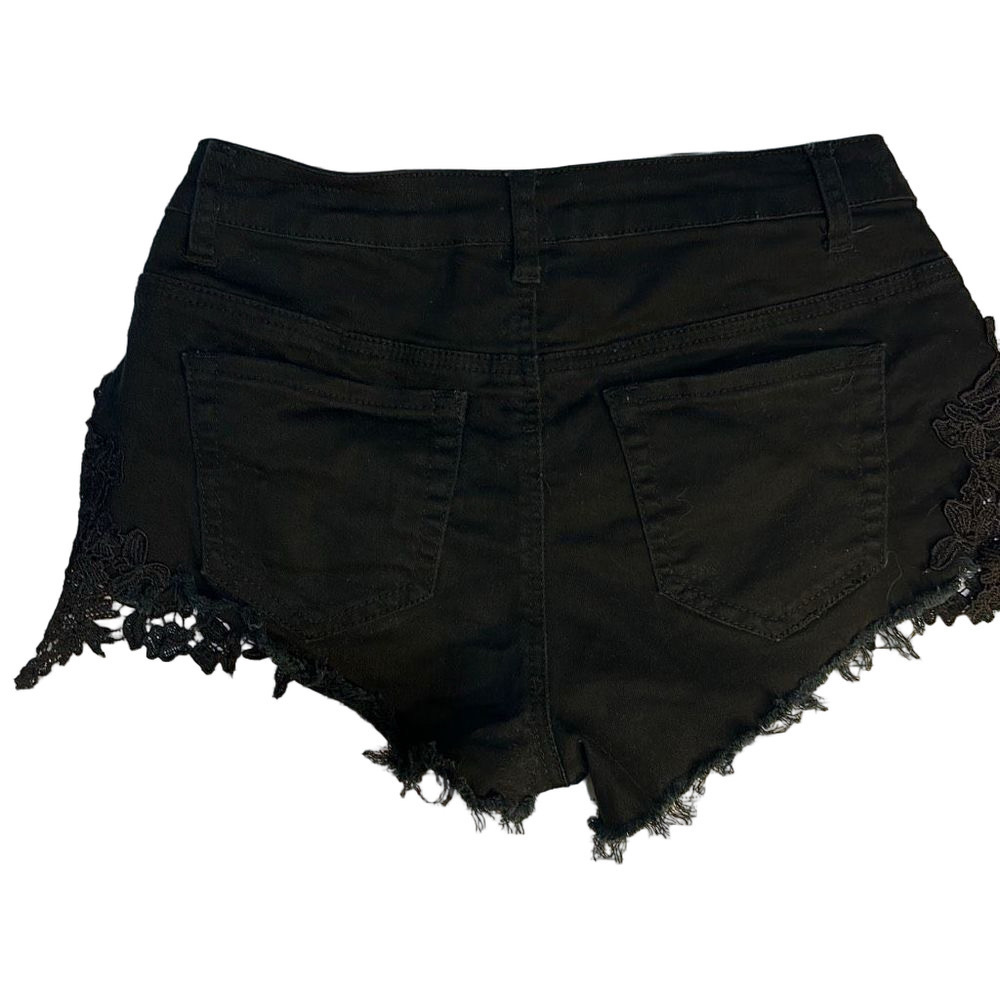 American Bazi Jean Shorts Size M. Waist: 25 inches